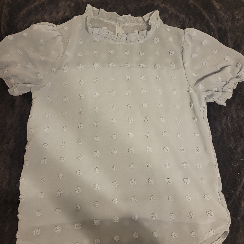 Women's Small Light Blue Shein Top